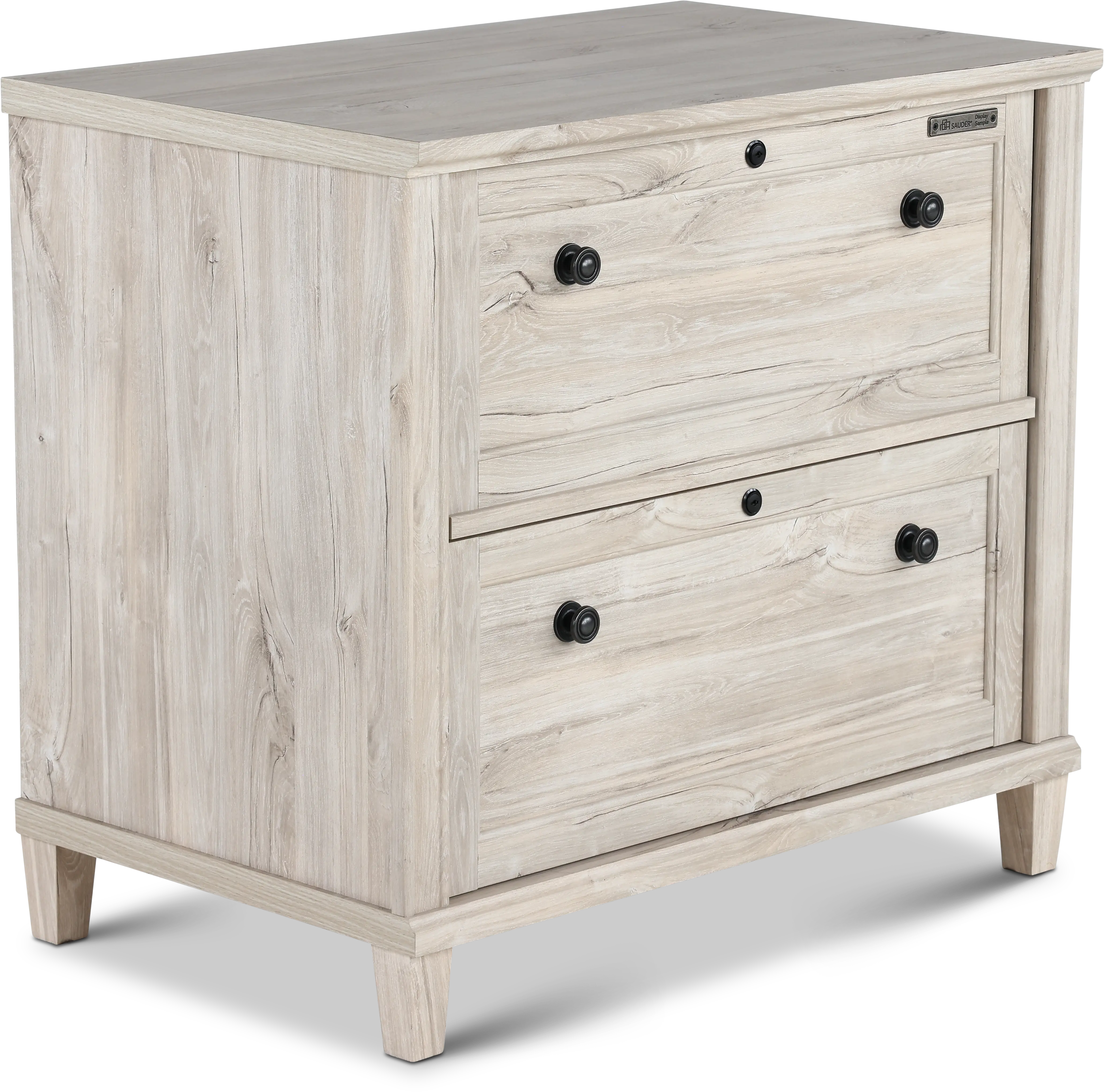 Hammond Chalk Oak Lateral File Cabinet-4