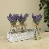 Lavender in Glass Vase With Holder
