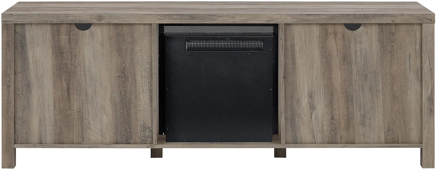 W70FPABGW Walter Gray 70  Fireplace TV Stand - Walker Edison-5