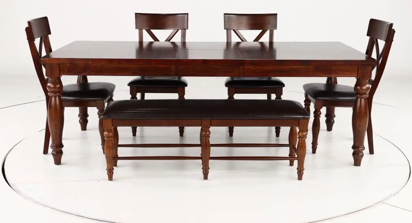 Kingston Brown 6 Piece Dining Set-5