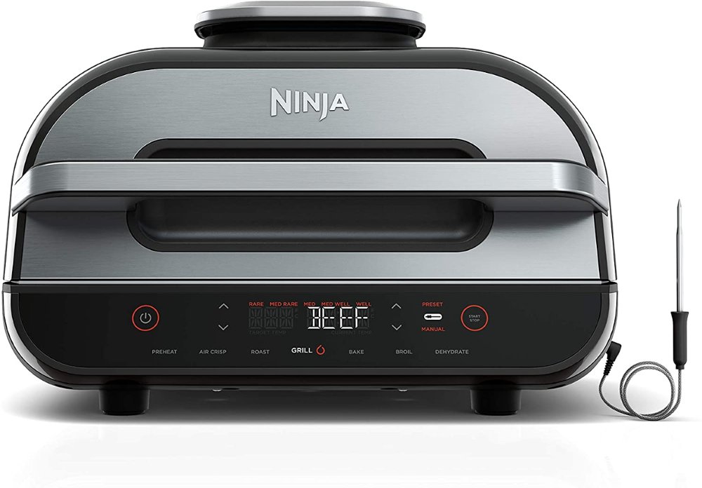 Ninja Foodi Indoor Grill with Thermometer