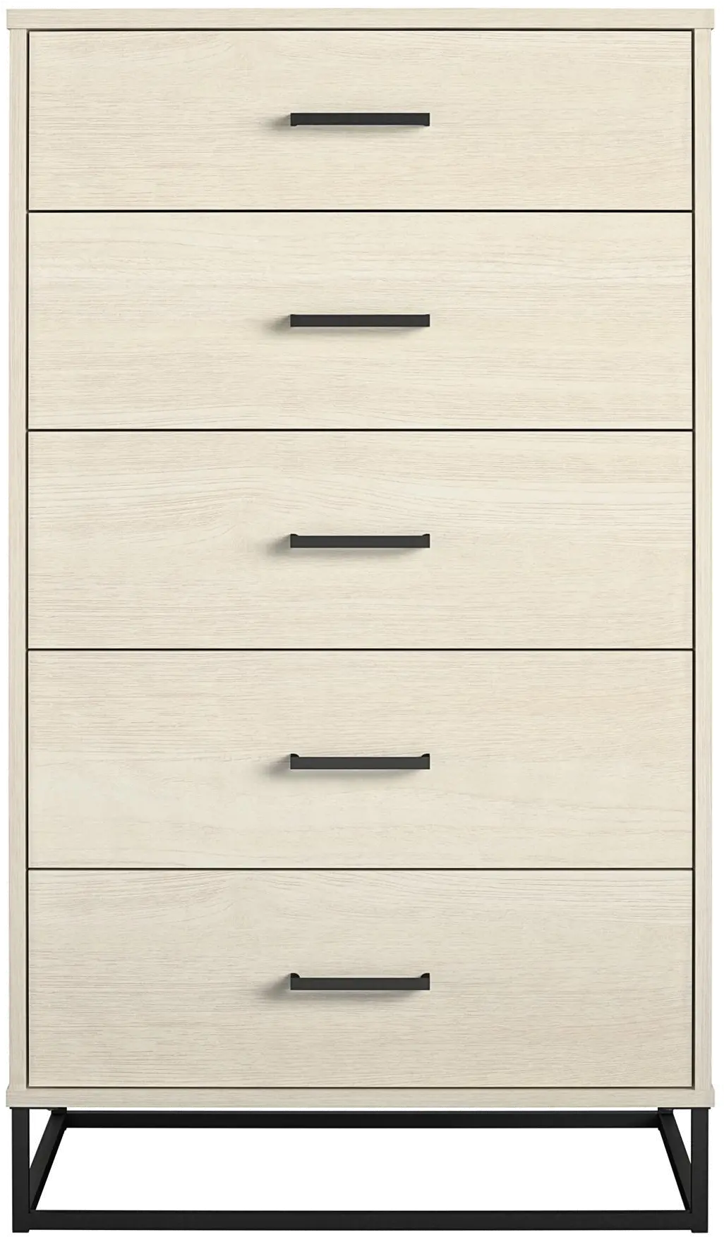 Kelly Transitional Ivory Oak 5-Drawer Dresser-1