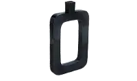 18  Aluminum Black Nickel Vase