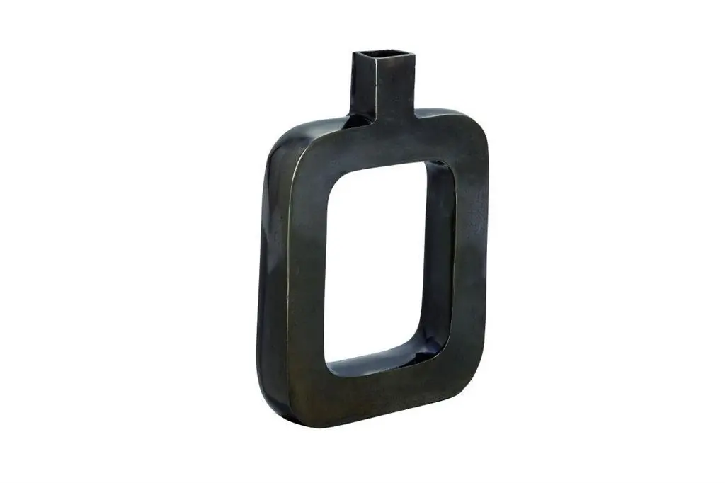 14  Aluminum Black Nickel Vase-1