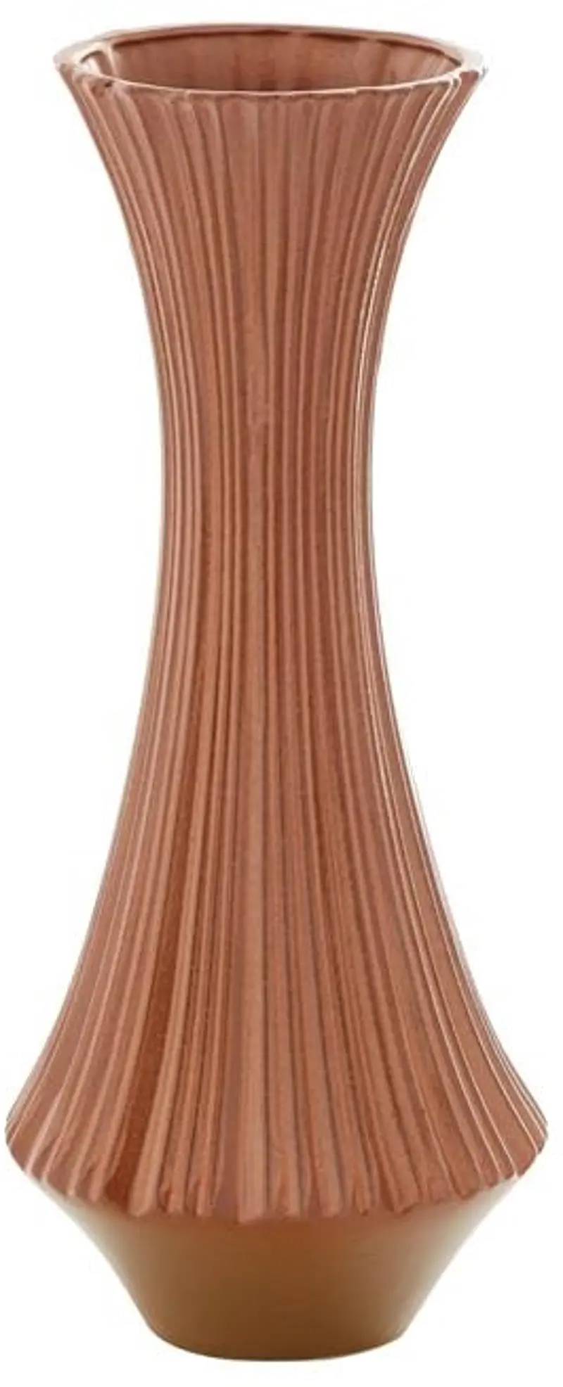 Tan 20 Inch Ceramic Vase
