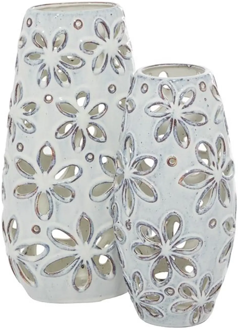 Large Flowered Ceramic 13