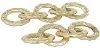 10  Gold Aluminum Chain Sculpture