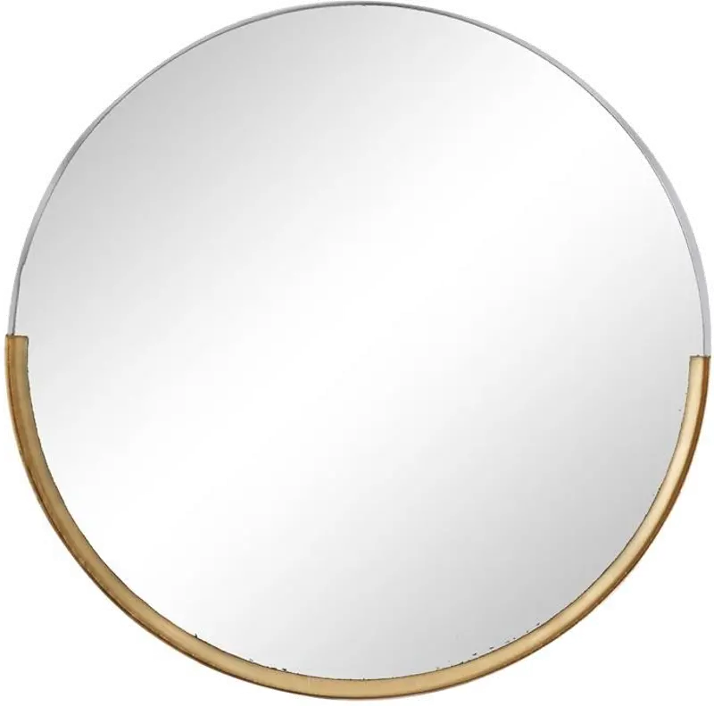 30 Inch Metal Round Wall Mirror