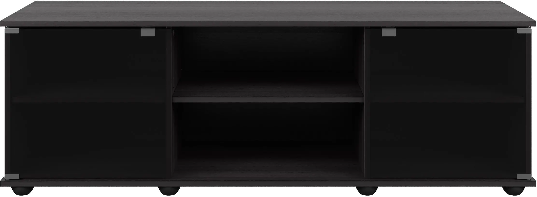 Fiji Contemporary 60  Ravenwood Black Wooden TV Stand-1