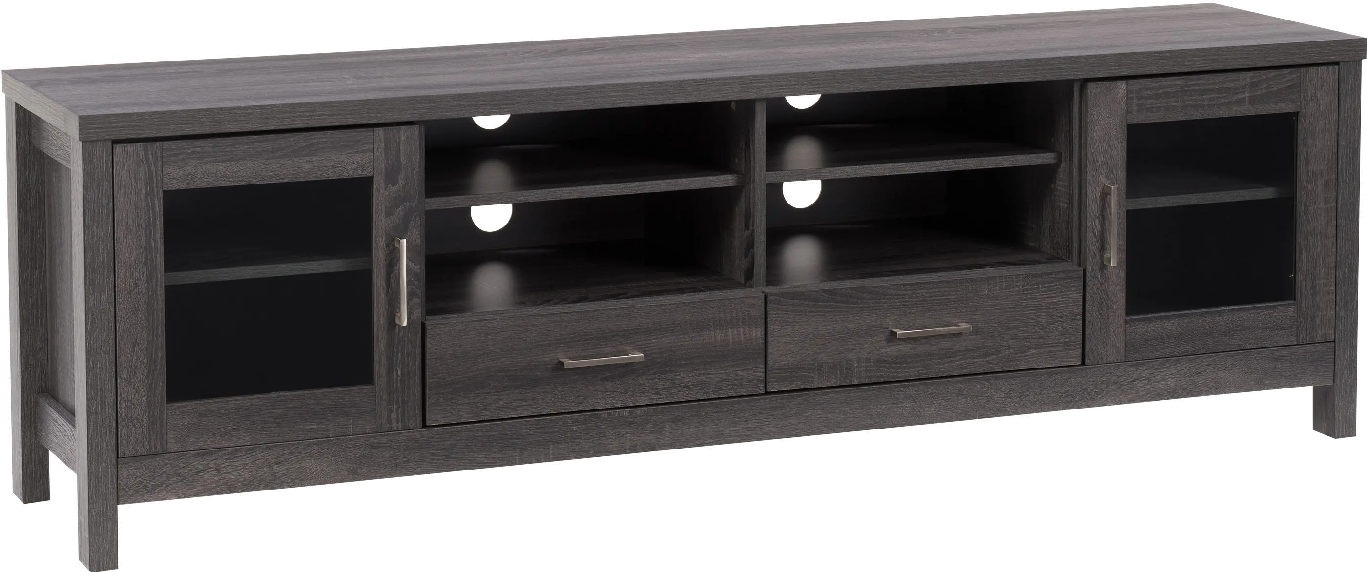 Hollywood Contemporary 71  Dark Grey TV Cabinet-3