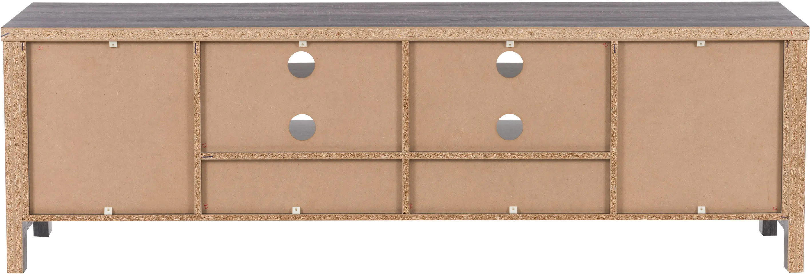 Hollywood Contemporary 71  Dark Grey TV Cabinet-5