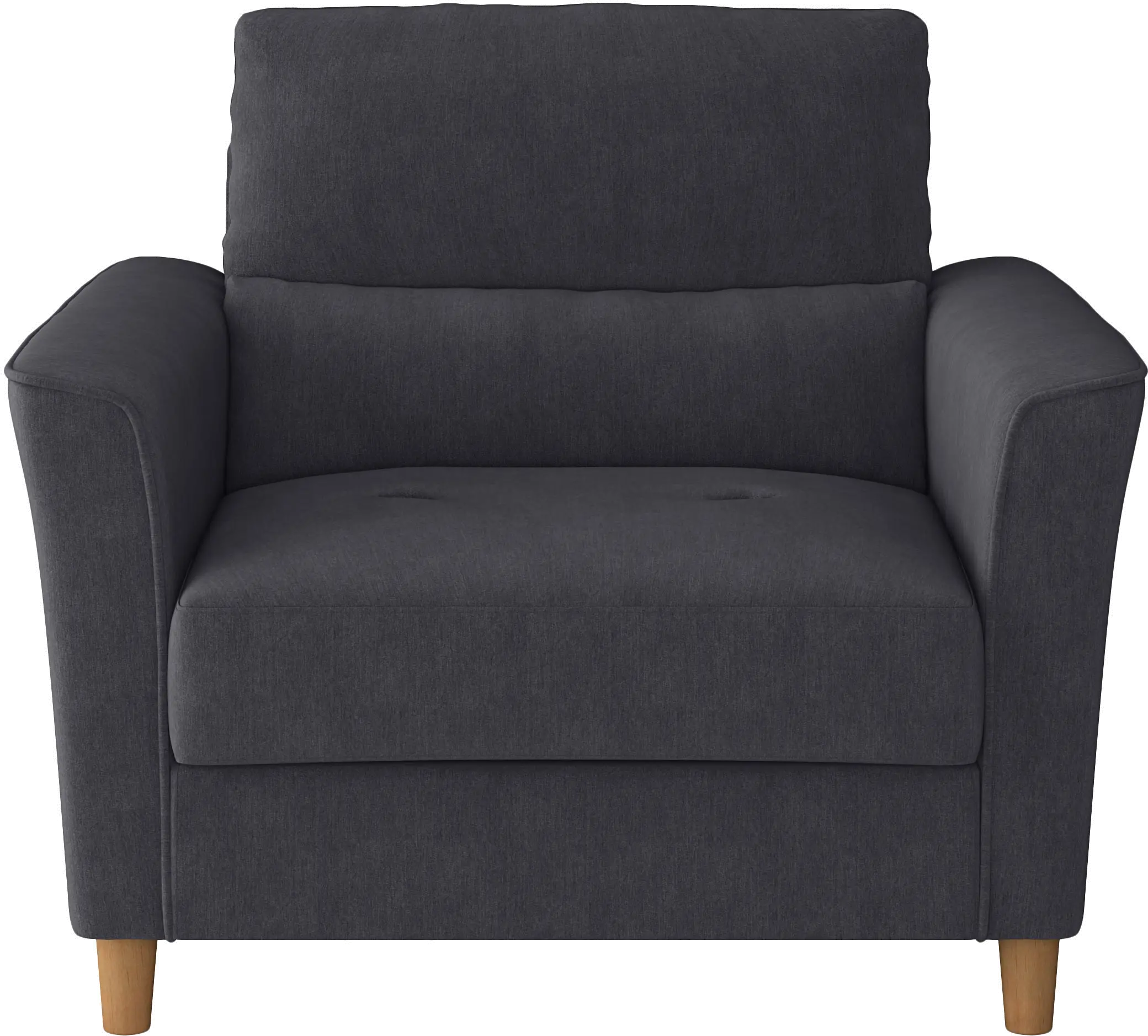 Georgia Dark Gray Accent Chair and a Half-1