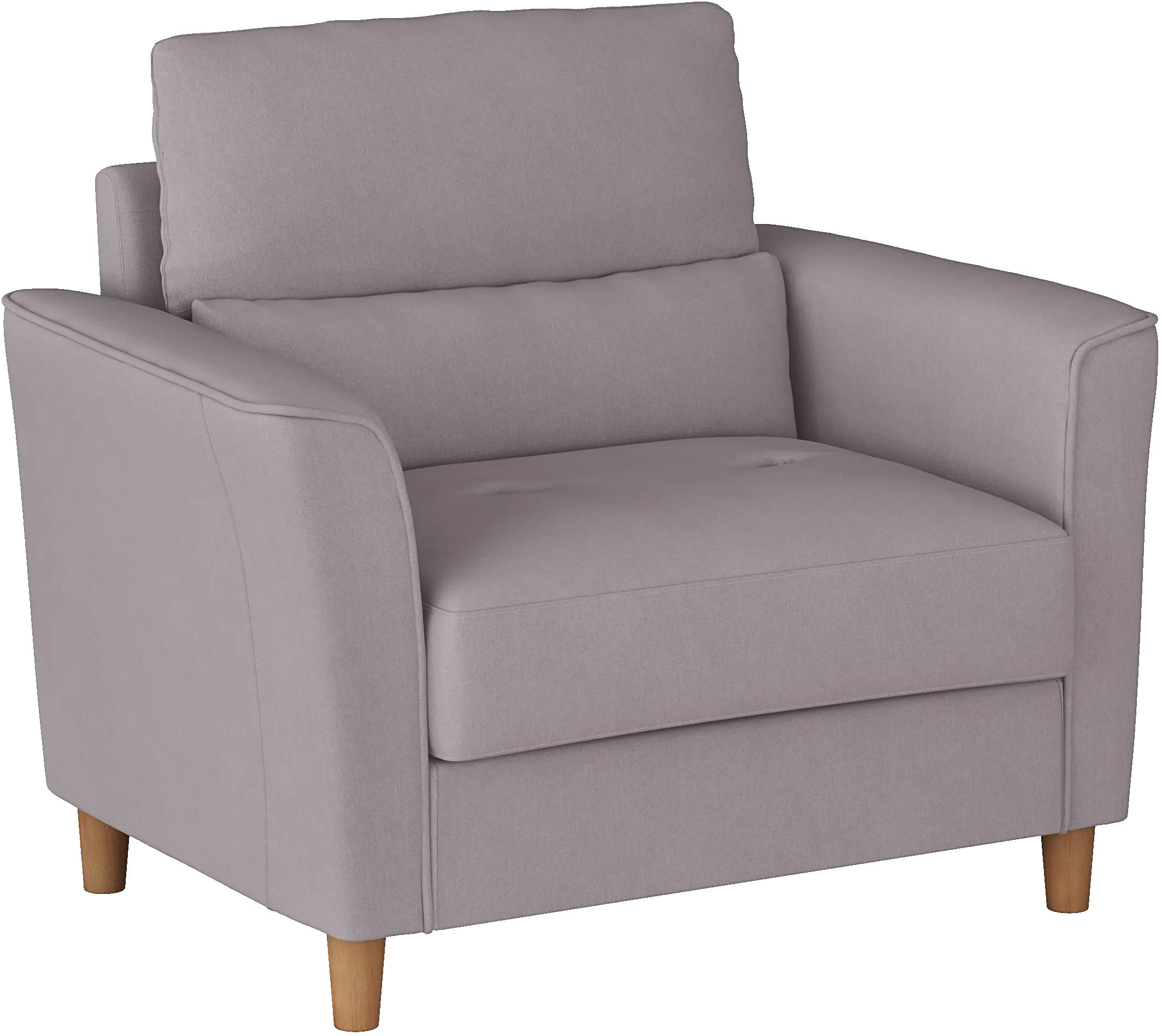 Georgia Light Gray Accent Chair and a Half-3
