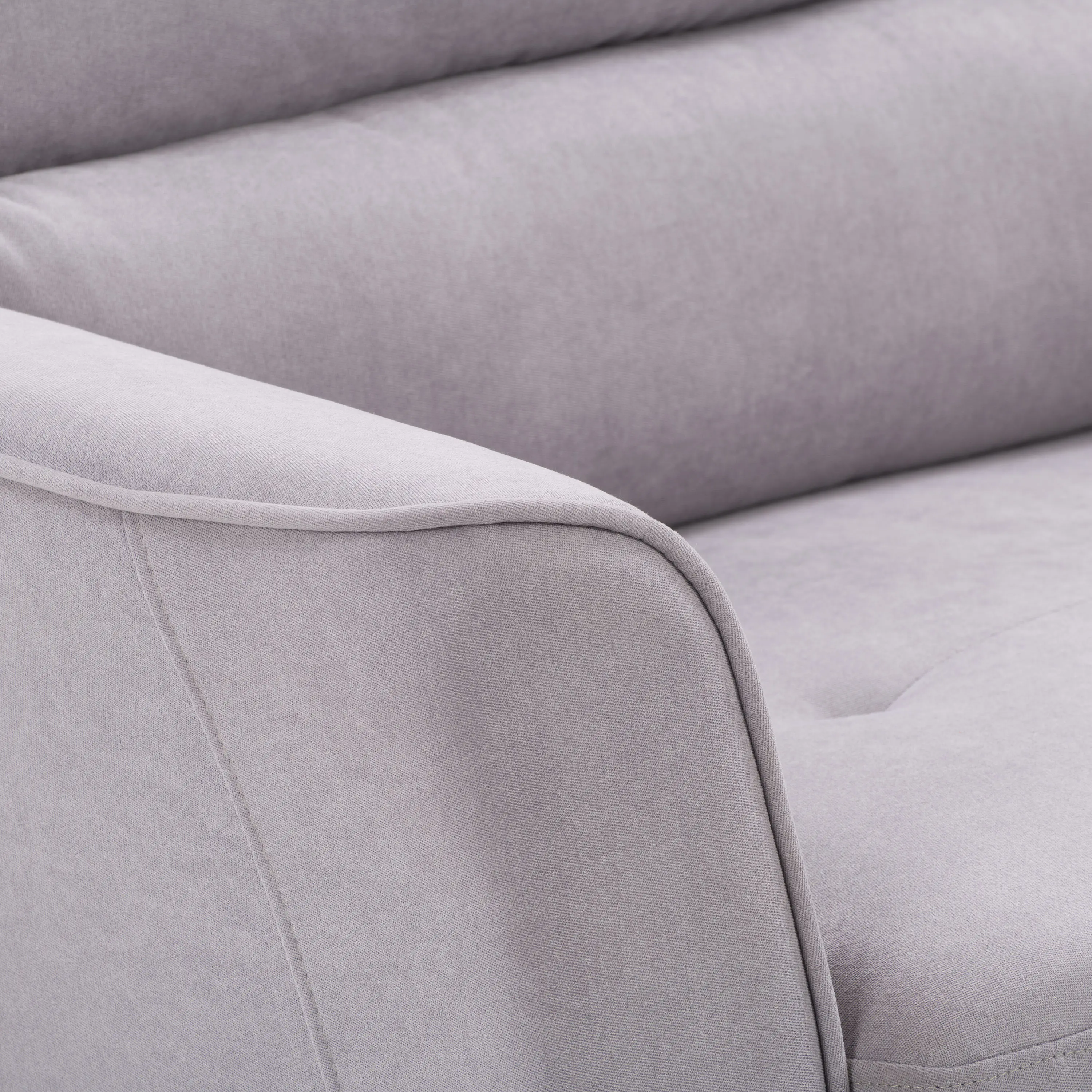 Georgia Light Gray Accent Chair and a Half-6