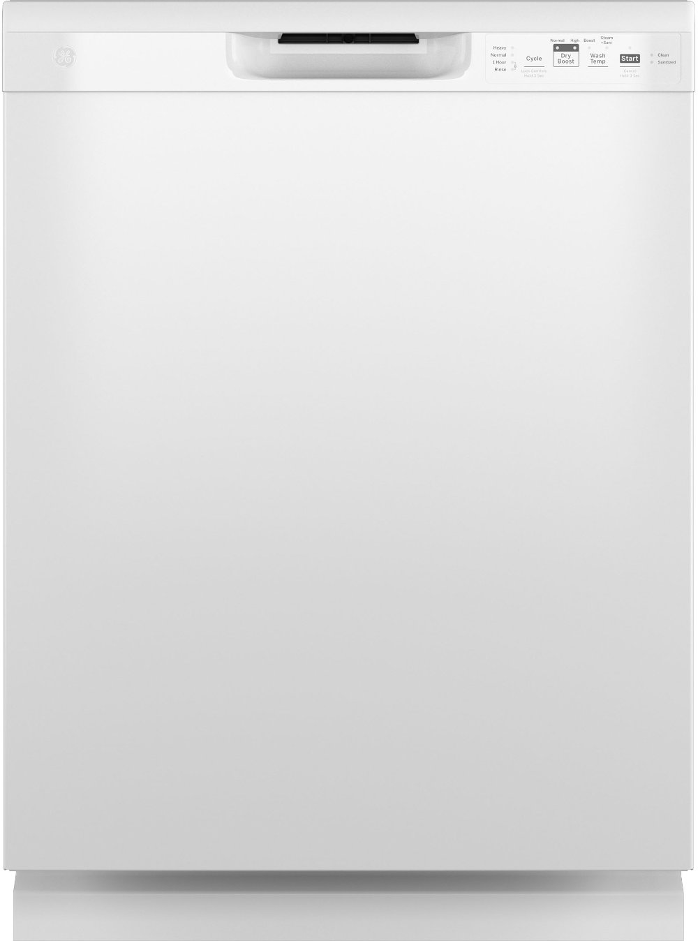 GE Front Control Dishwasher - White