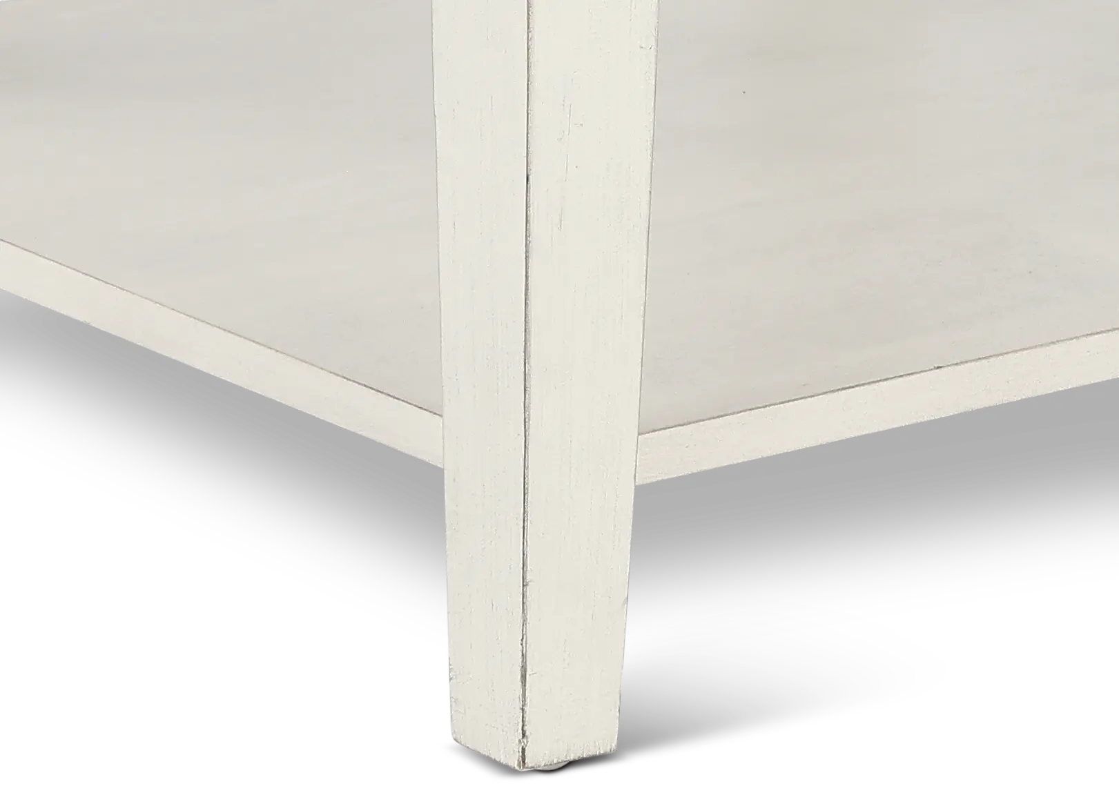 Del Mar Antique White and Gray End Table-8