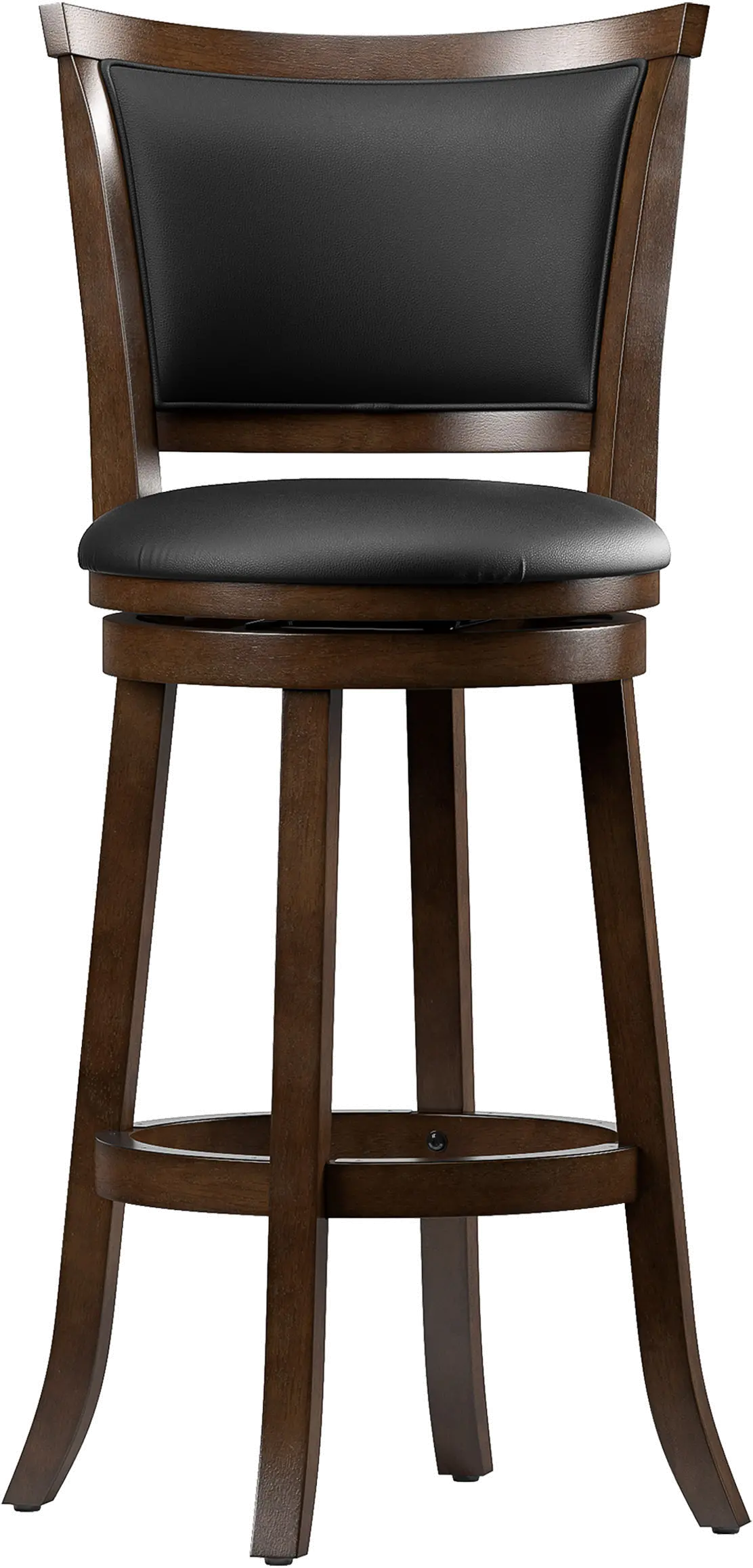 Woodgrove Black Swivel Bar Stool, Set of 2-3