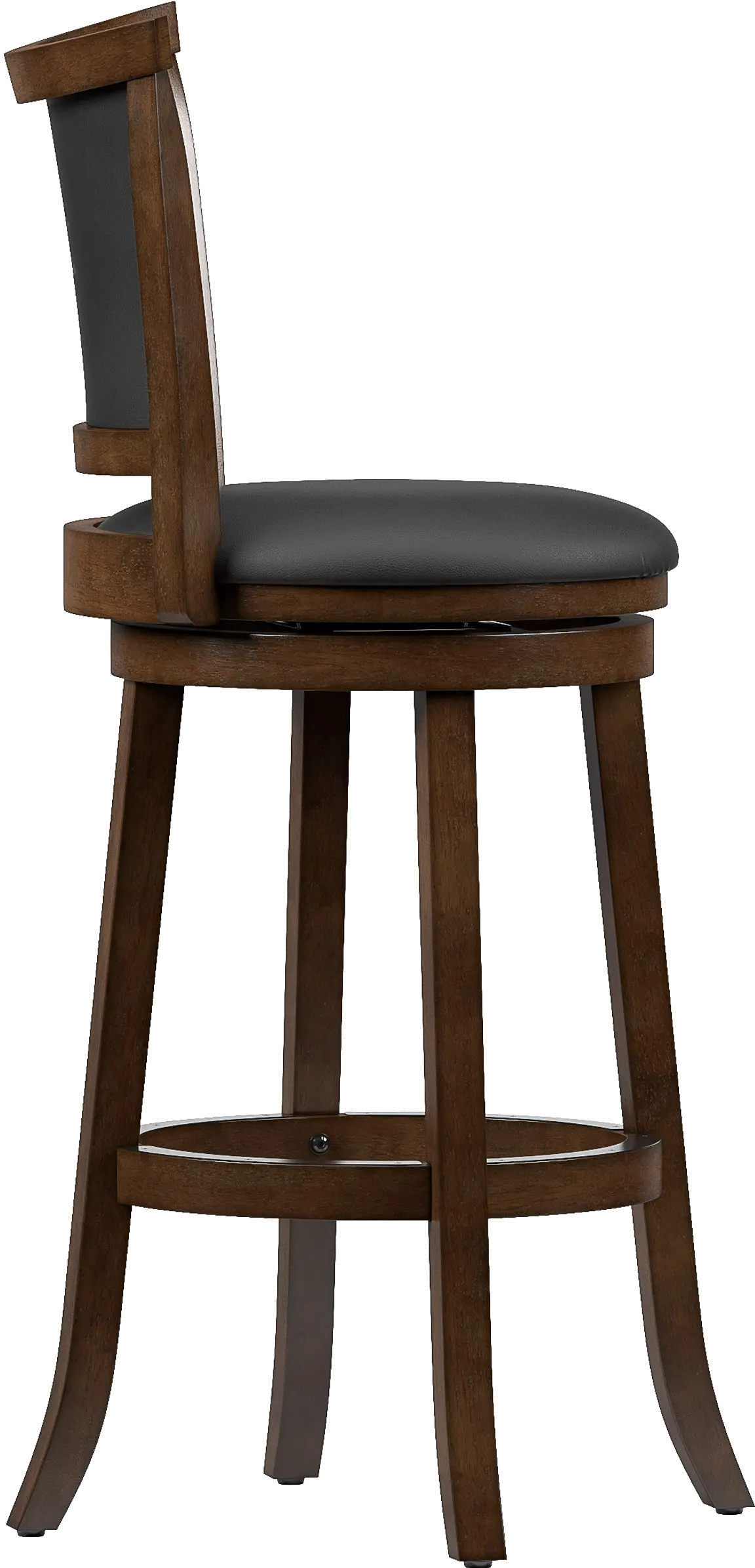 Woodgrove Black Swivel Bar Stool, Set of 2-5