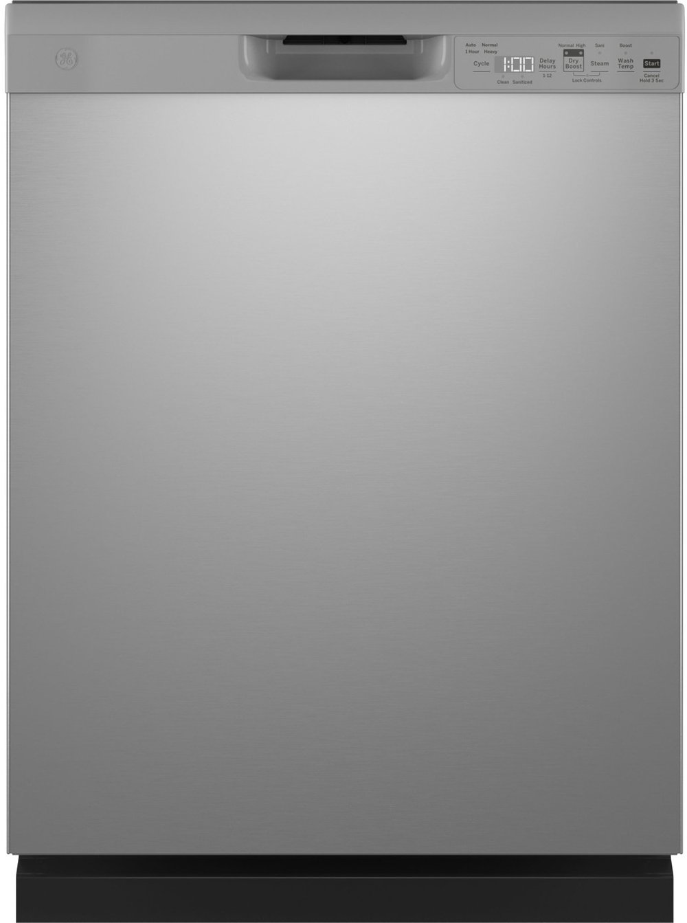 GE Front Control Dishwasher - Stainless Steel