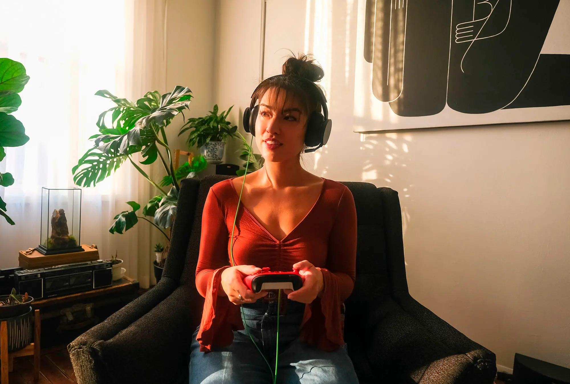 8LI-00001 Microsoft Xbox X/S Wired Stereo Headset-2