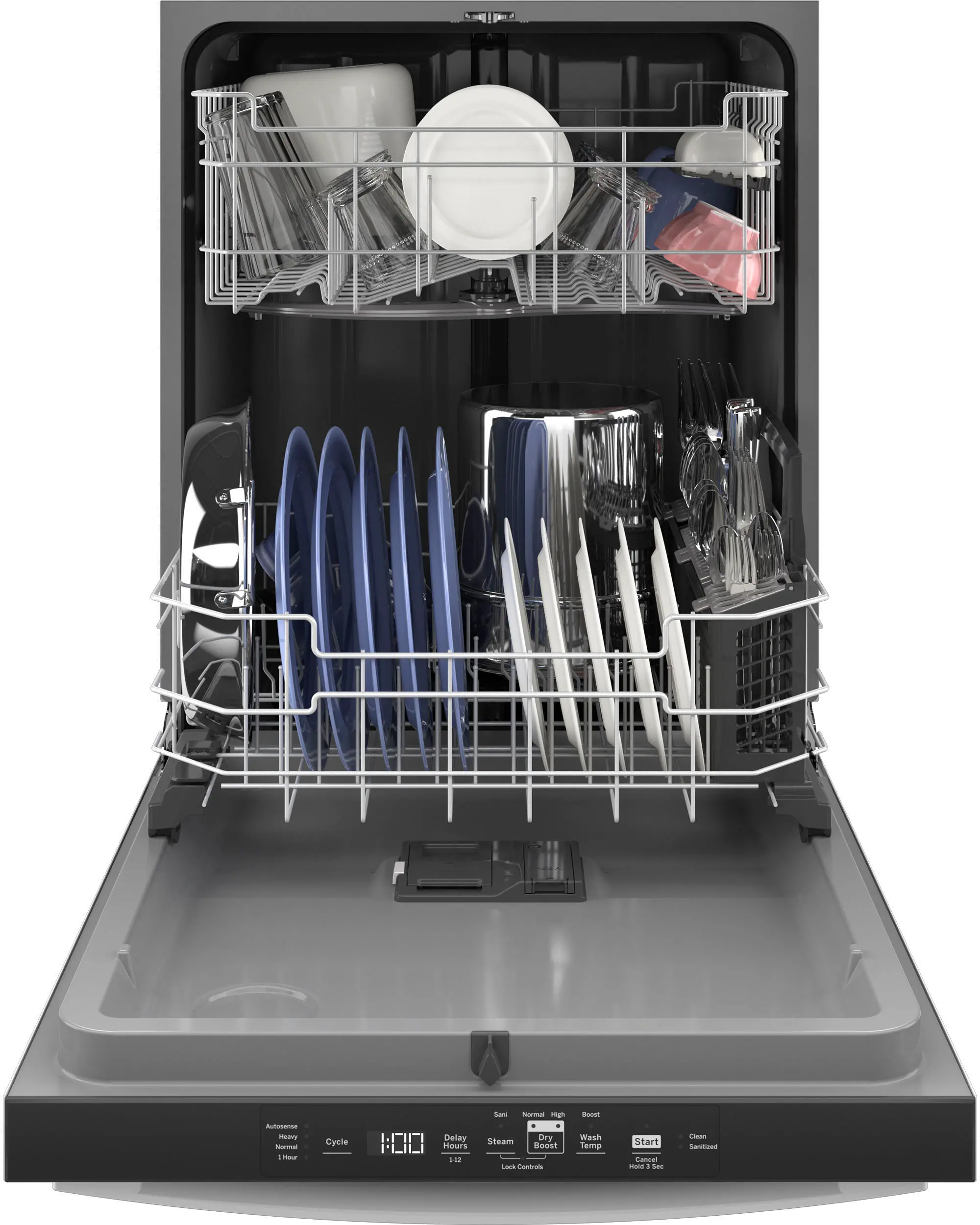 GDT550PGRWW GE Top Control Dishwasher - White-3