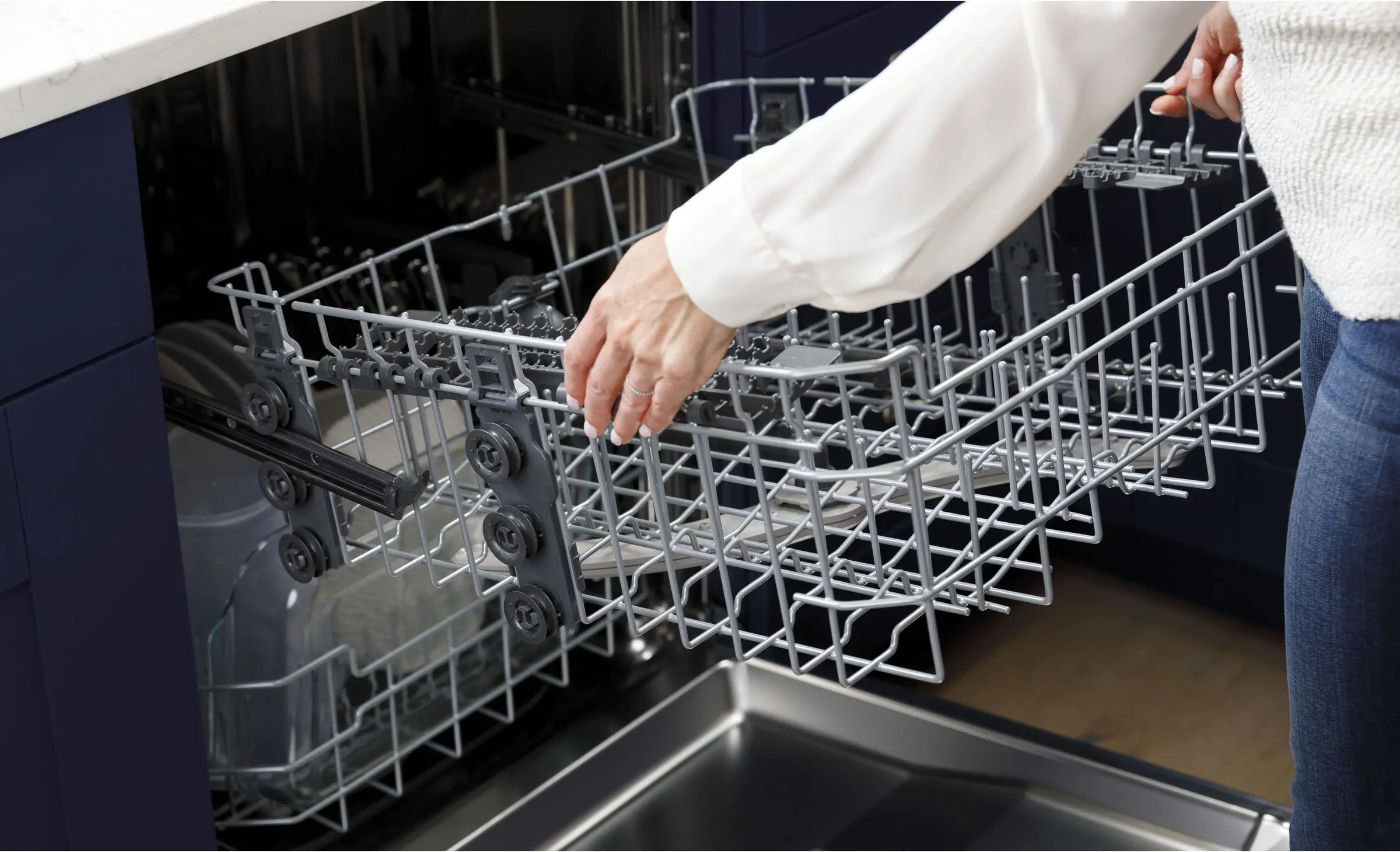 GDT550PGRWW GE Top Control Dishwasher - White-5