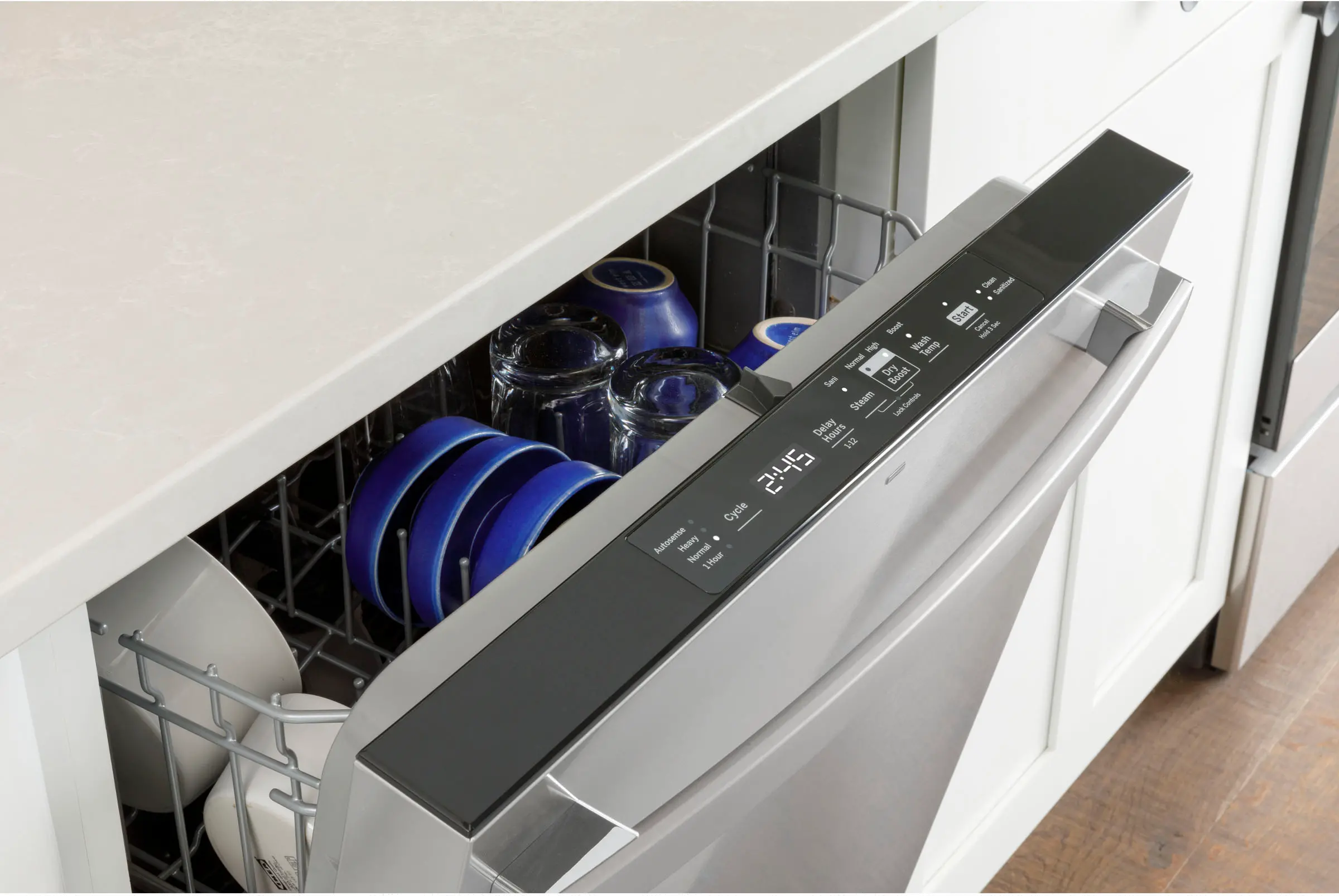 GDT550PGRWW GE Top Control Dishwasher - White-6