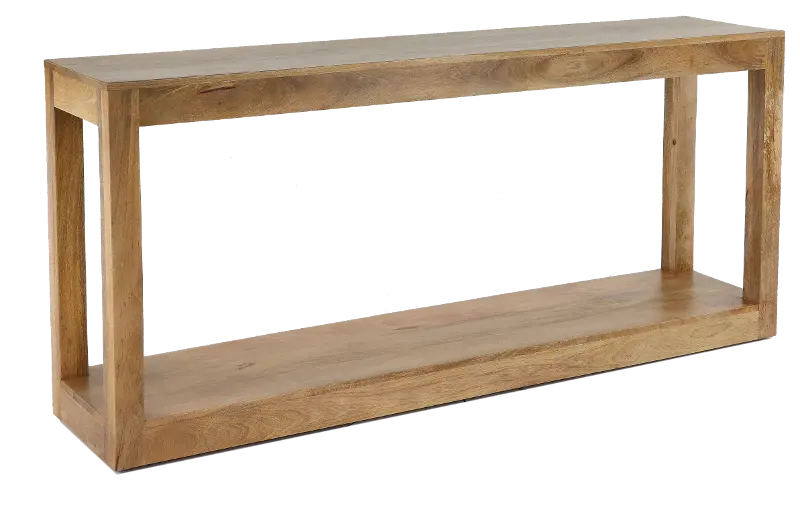 Maya Brown Console Table