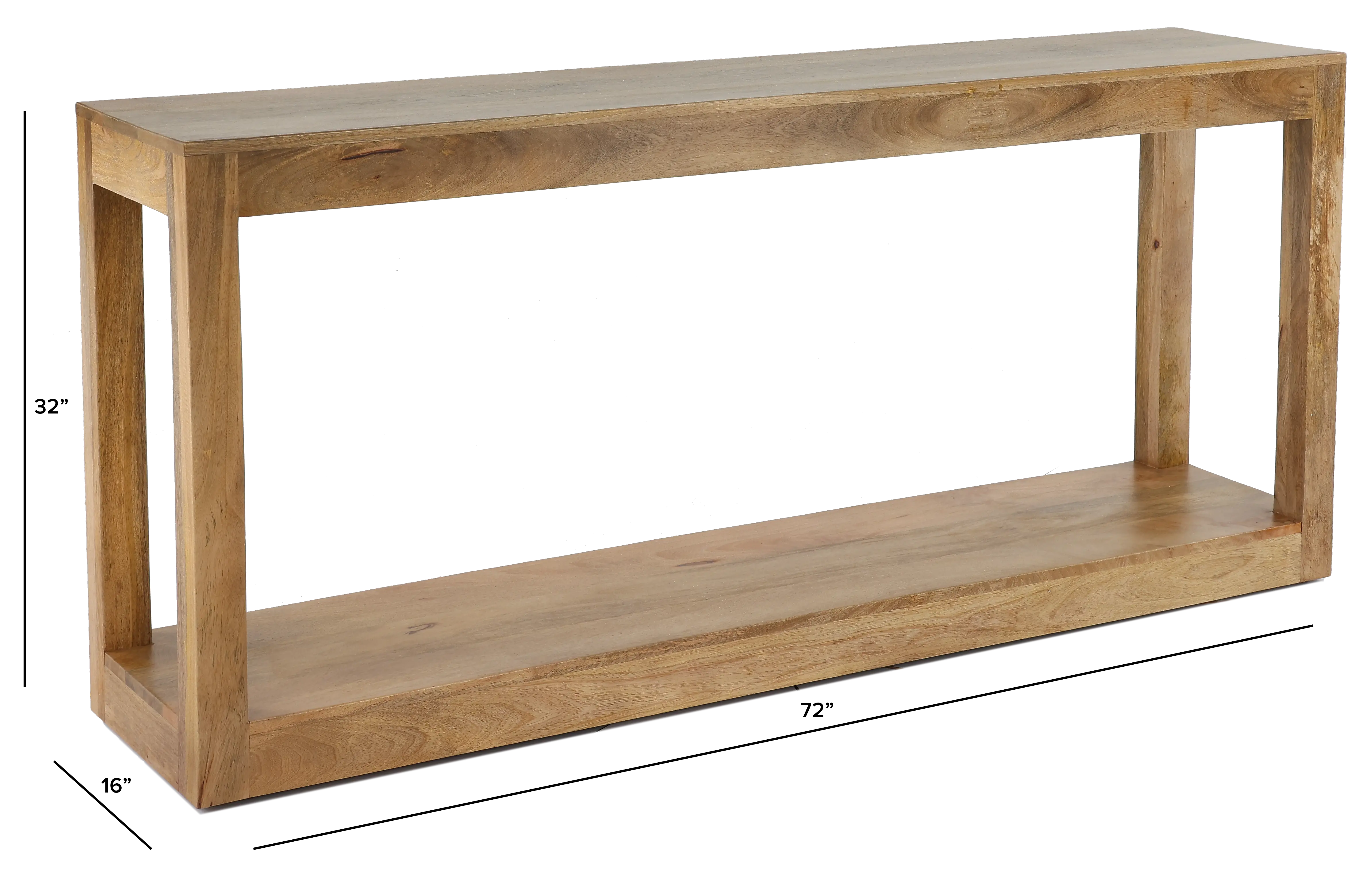 Maya Brown Console Table-3
