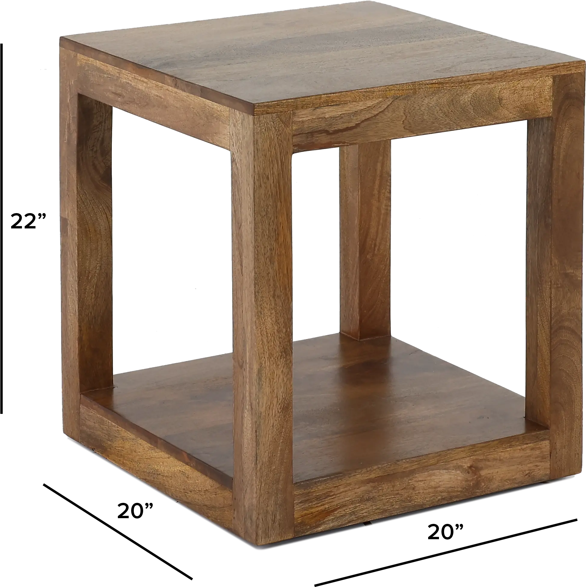 Maya Brown End Table-3
