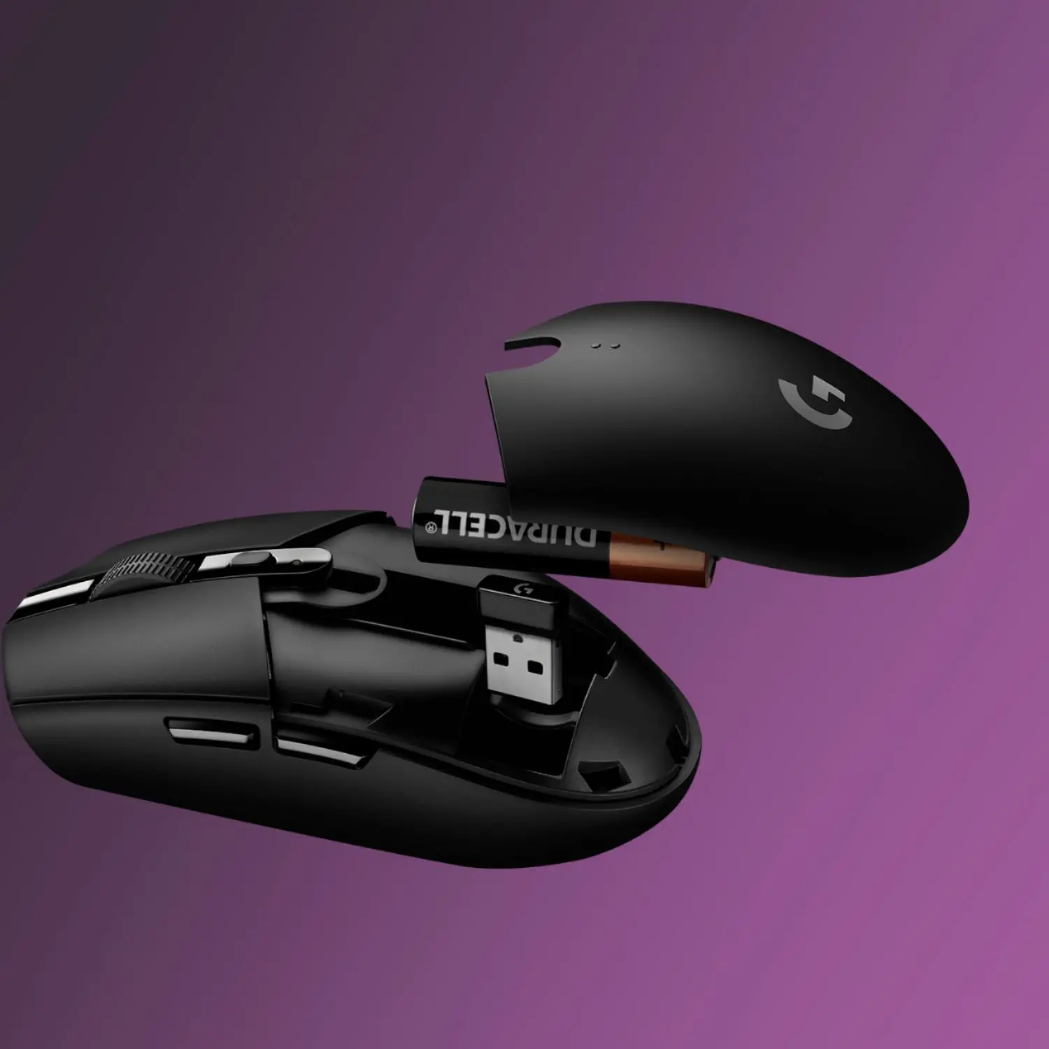 Logitech Black G305 Lightspeed Wireless Mouse-2