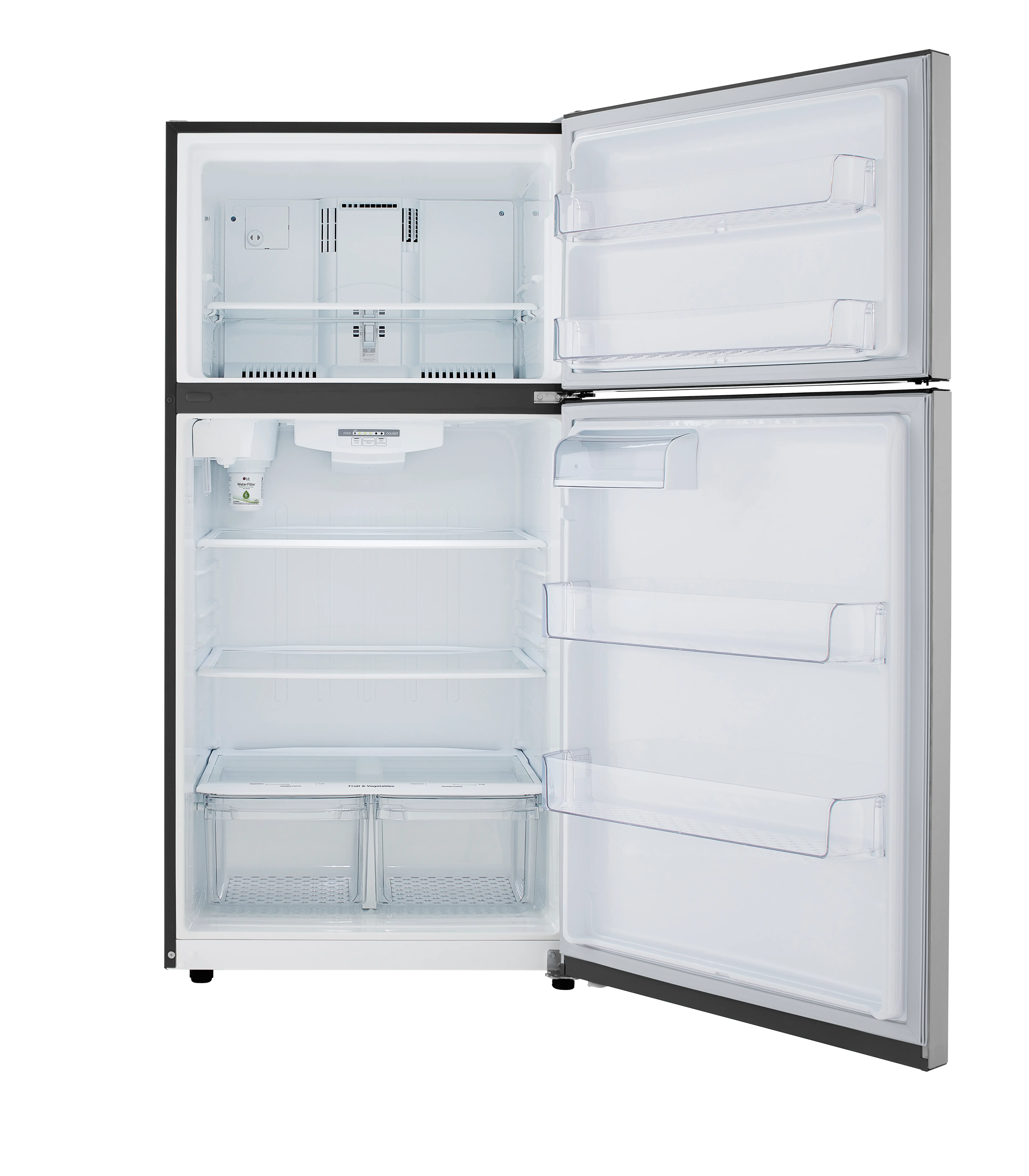 LRTLS2403S LG 23.8 cu ft Top Freezer Refrigerator - 33 W Stainless Steel-6