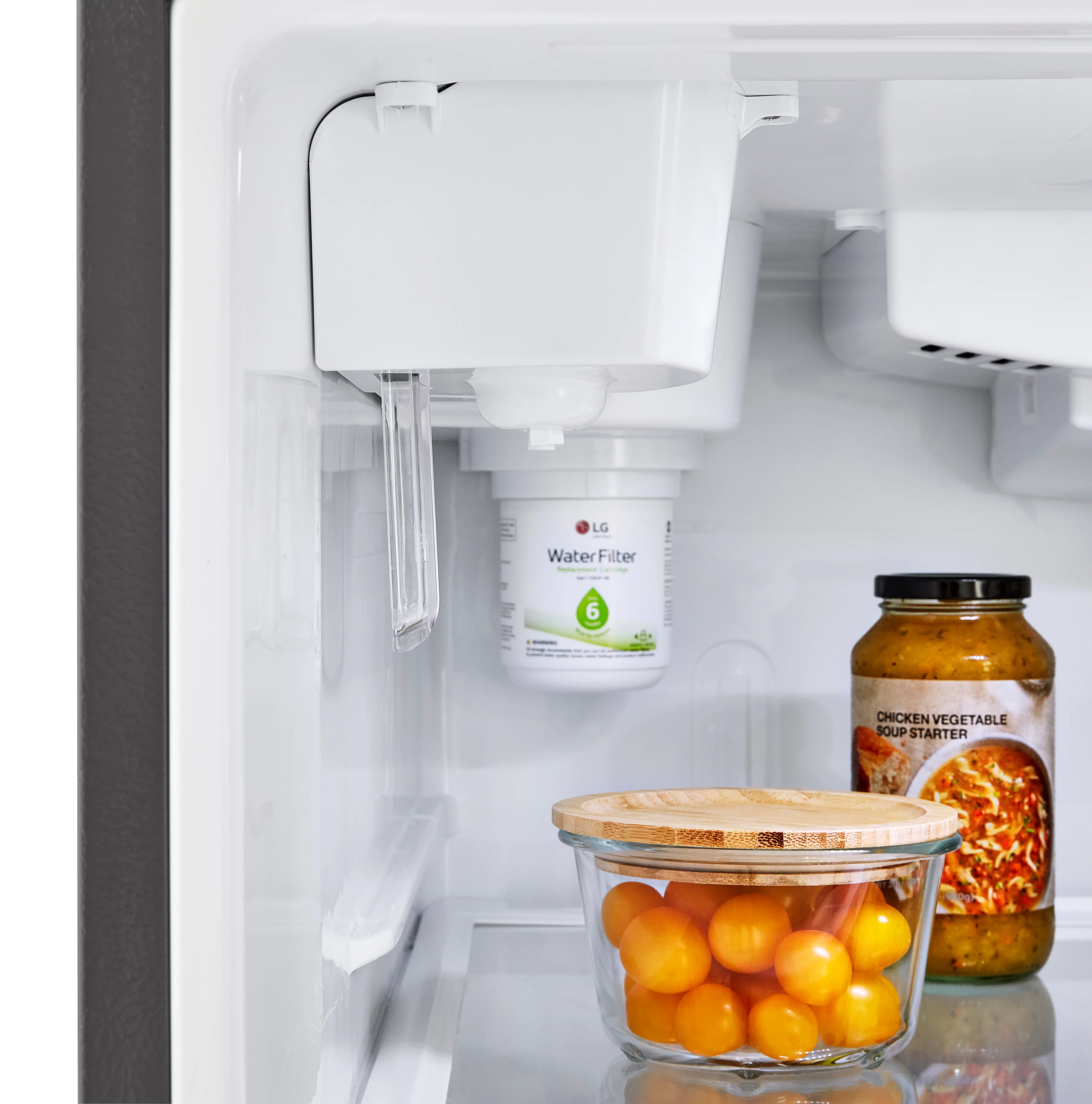 LRTLS2403S LG 23.8 cu ft Top Freezer Refrigerator - 33 W Stainless Steel-8