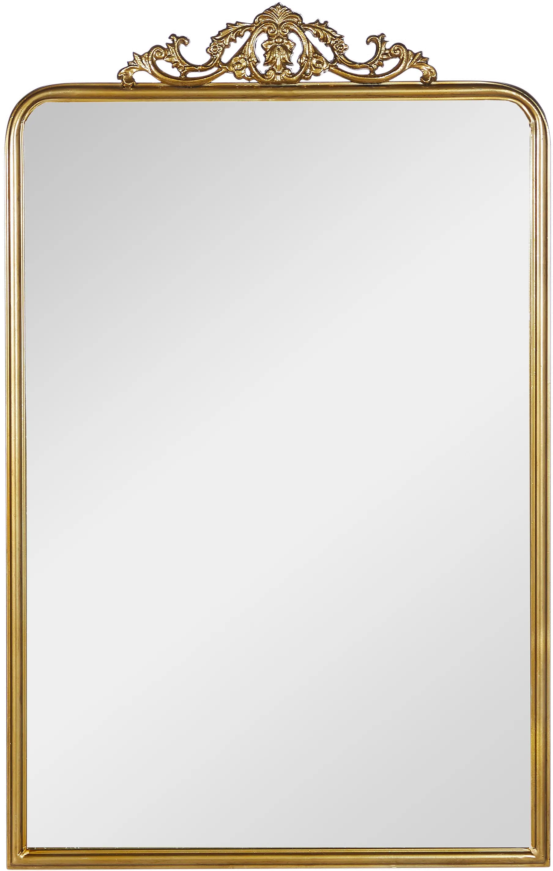 Antique Gold Glass Wall Mirror-1