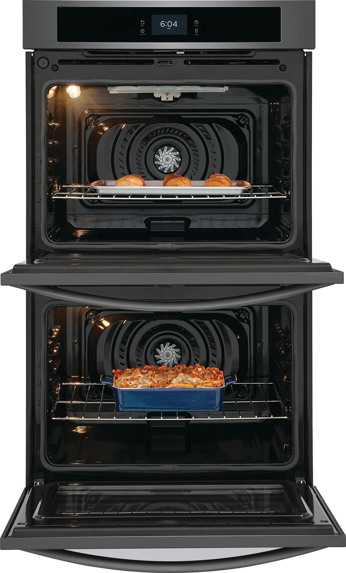 FCWD3027AD Frigidaire 10.6 cu ft Double Wall Oven - Black Stainless Steel 30 Inch-1