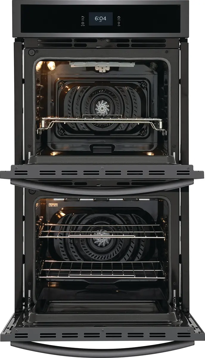 GCWD2767AD Frigidaire Gallery 7.6 cu ft Double Wall Oven - Black Stainless Steel 27 Inch-1