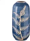 12  Blue Fern Vase