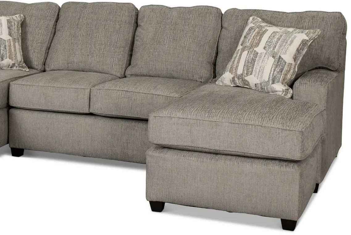 Reed Gray Right-Facing Sofa-Chaise-1