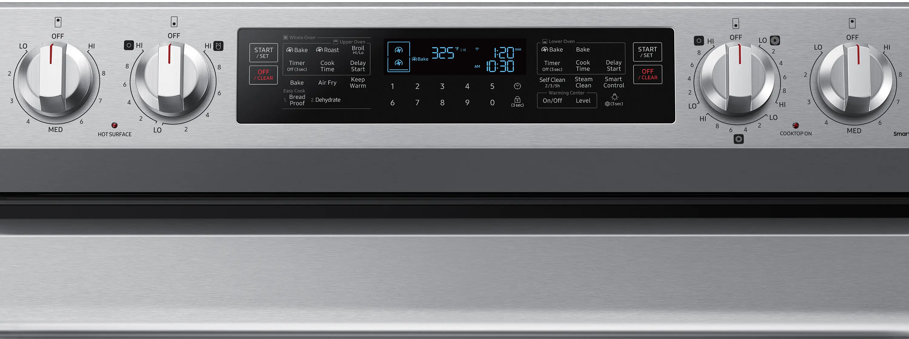 NE63A6751SS Samsung 6.3 cu ft FlexDuo Electric Range - Stainless Steel-2