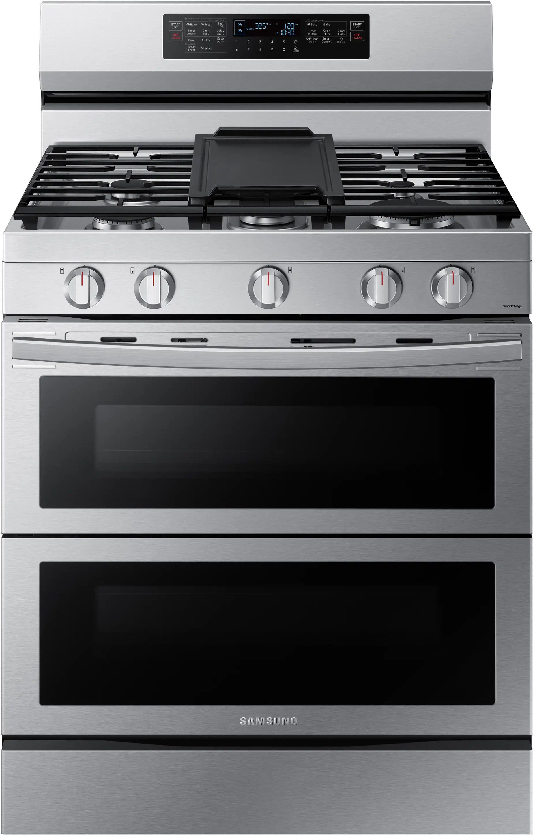 NX60A6751SS Samsung 6 cu ft FlexDuo Gas Range - Stainless Steel-1