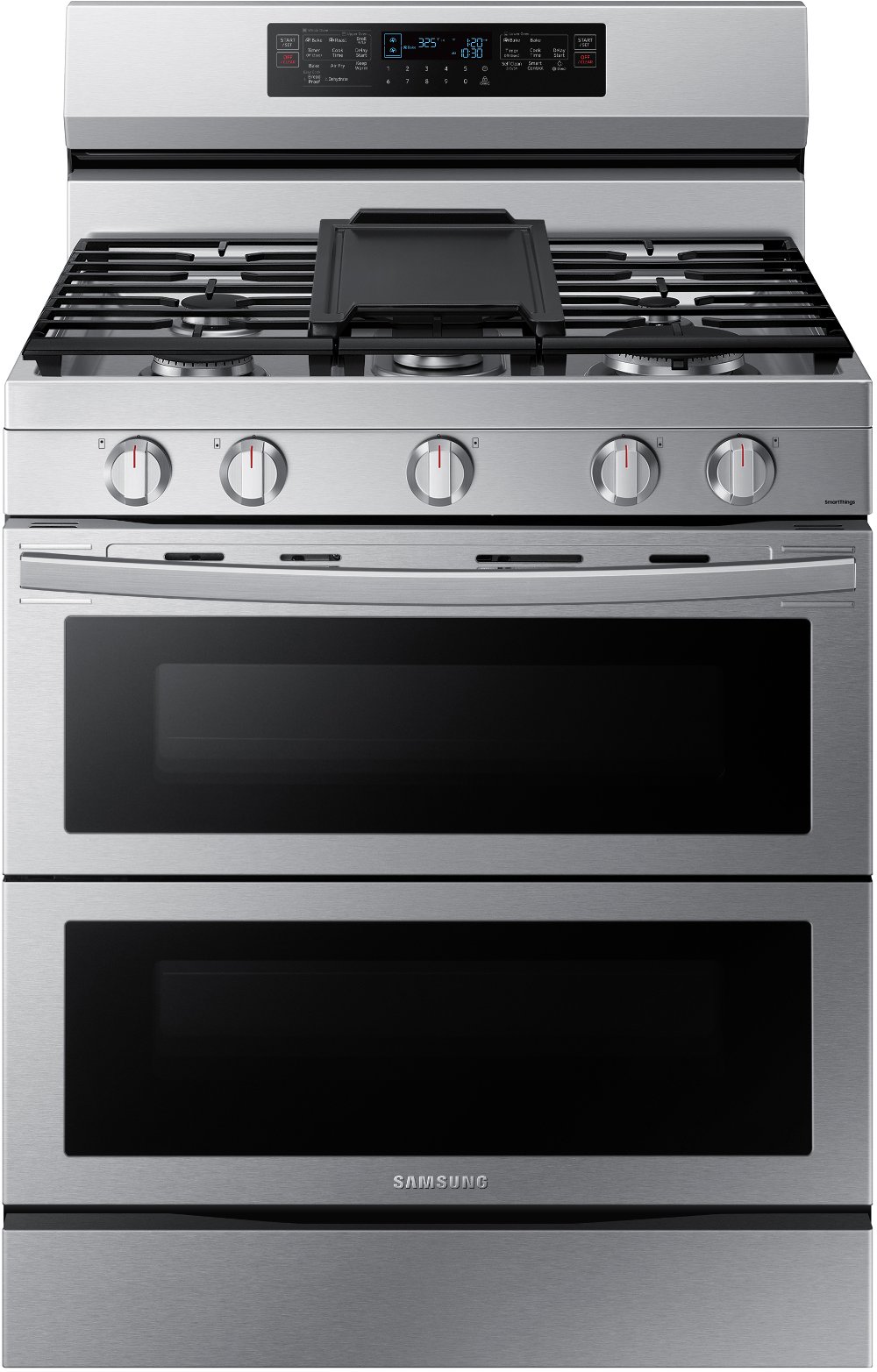 Samsung 6 cu ft FlexDuo Gas Range - Stainless Steel