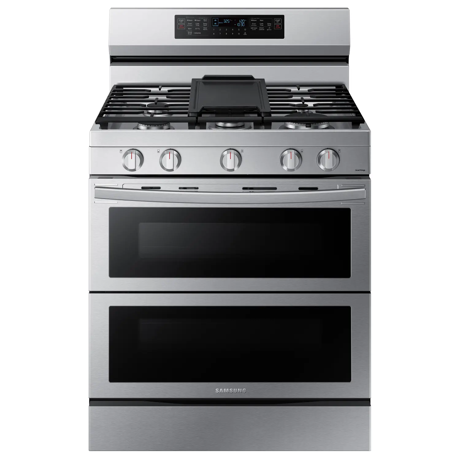 NX60A6751SS Samsung 6 cu ft FlexDuo Gas Range - Stainless Steel-1