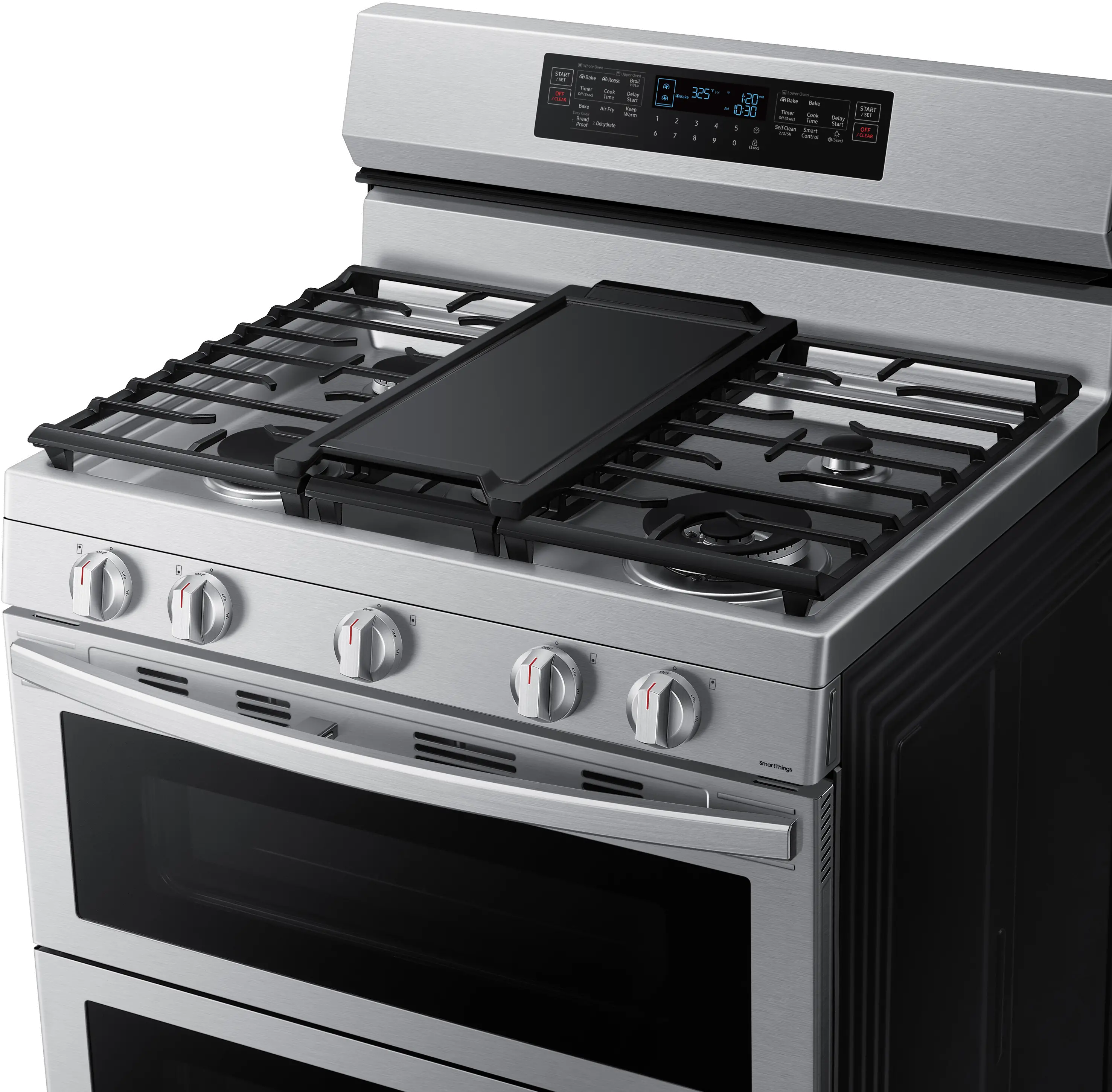 NX60A6751SS Samsung 6 cu ft FlexDuo Gas Range - Stainless Steel-2