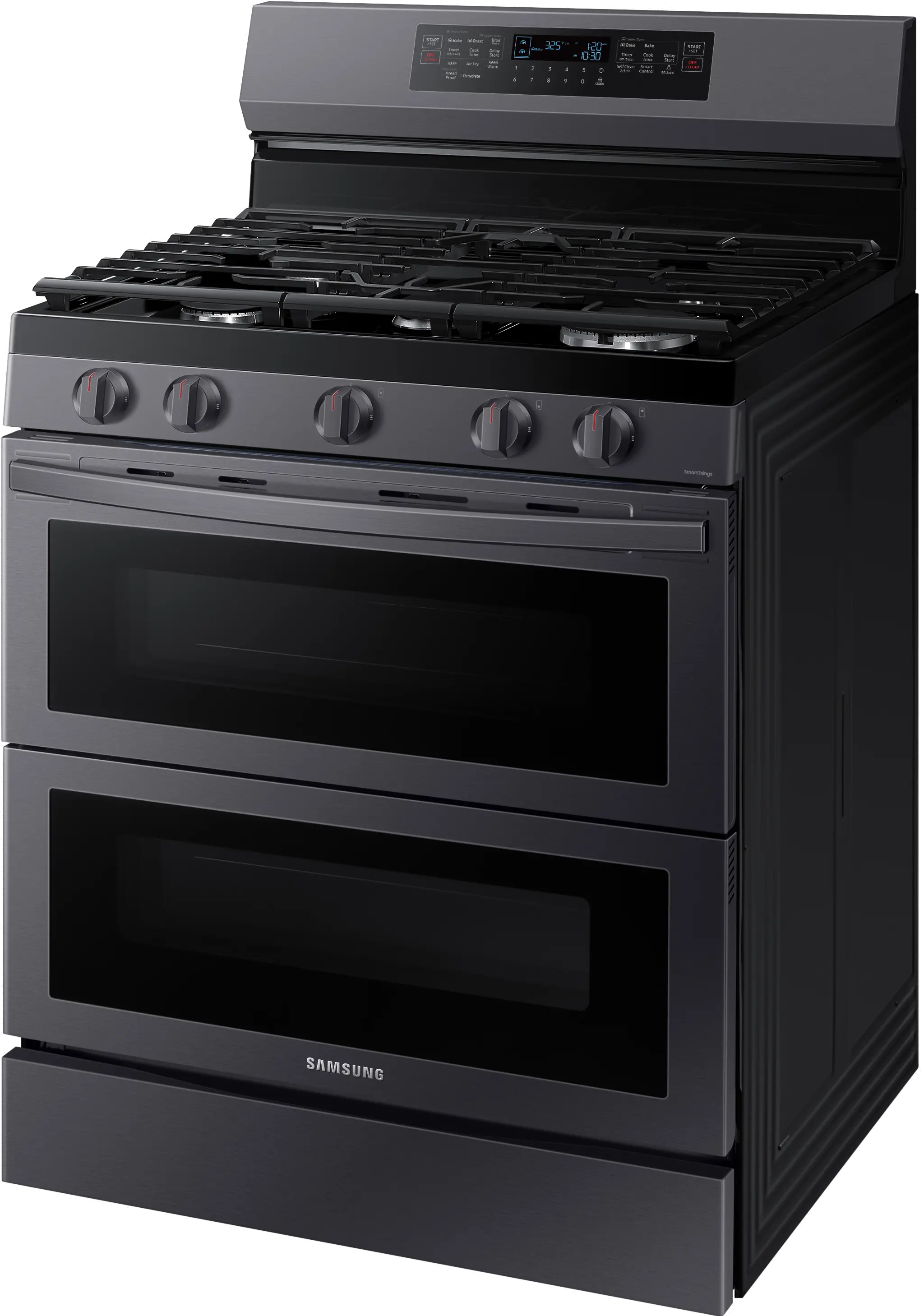 NX60A6751SG Samsung 6 cu ft FlexDuo Gas Range - Black Stainless Steel-4