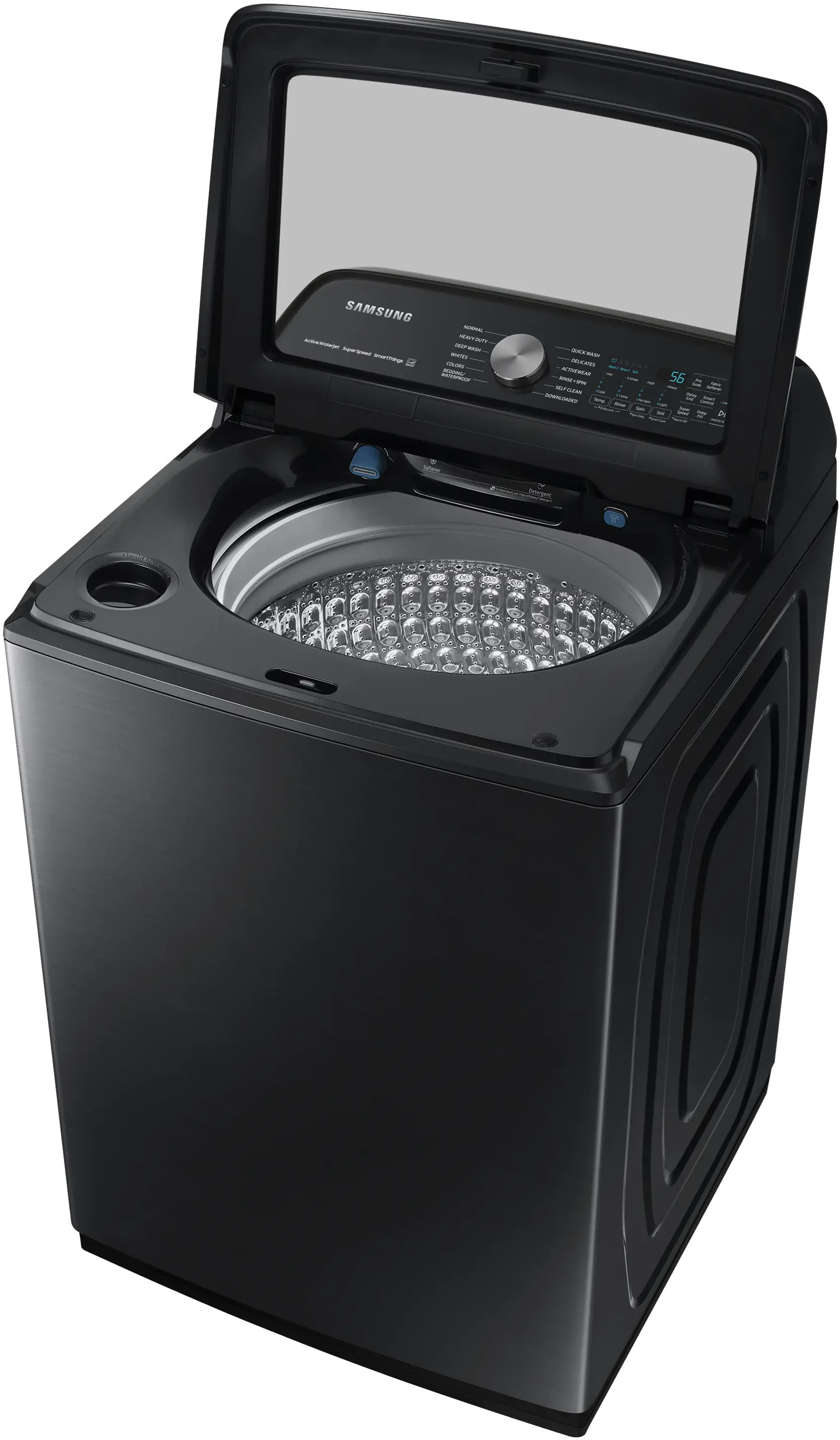 WA52A5500AV Samsung 5.2 cu ft Top Load Washer - Black 52A5500-3
