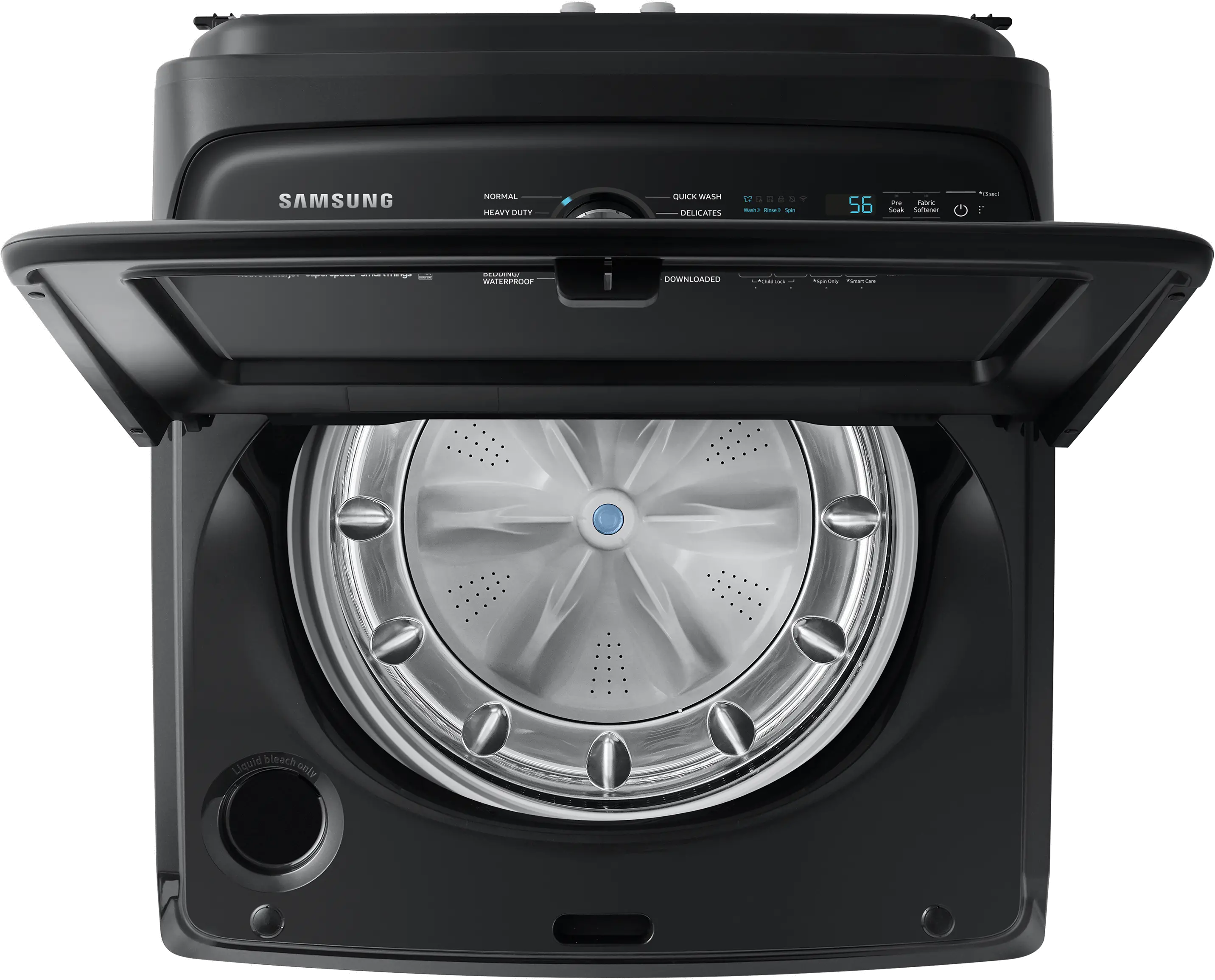 WA52A5500AV Samsung 5.2 cu ft Top Load Washer - Black 52A5500-7