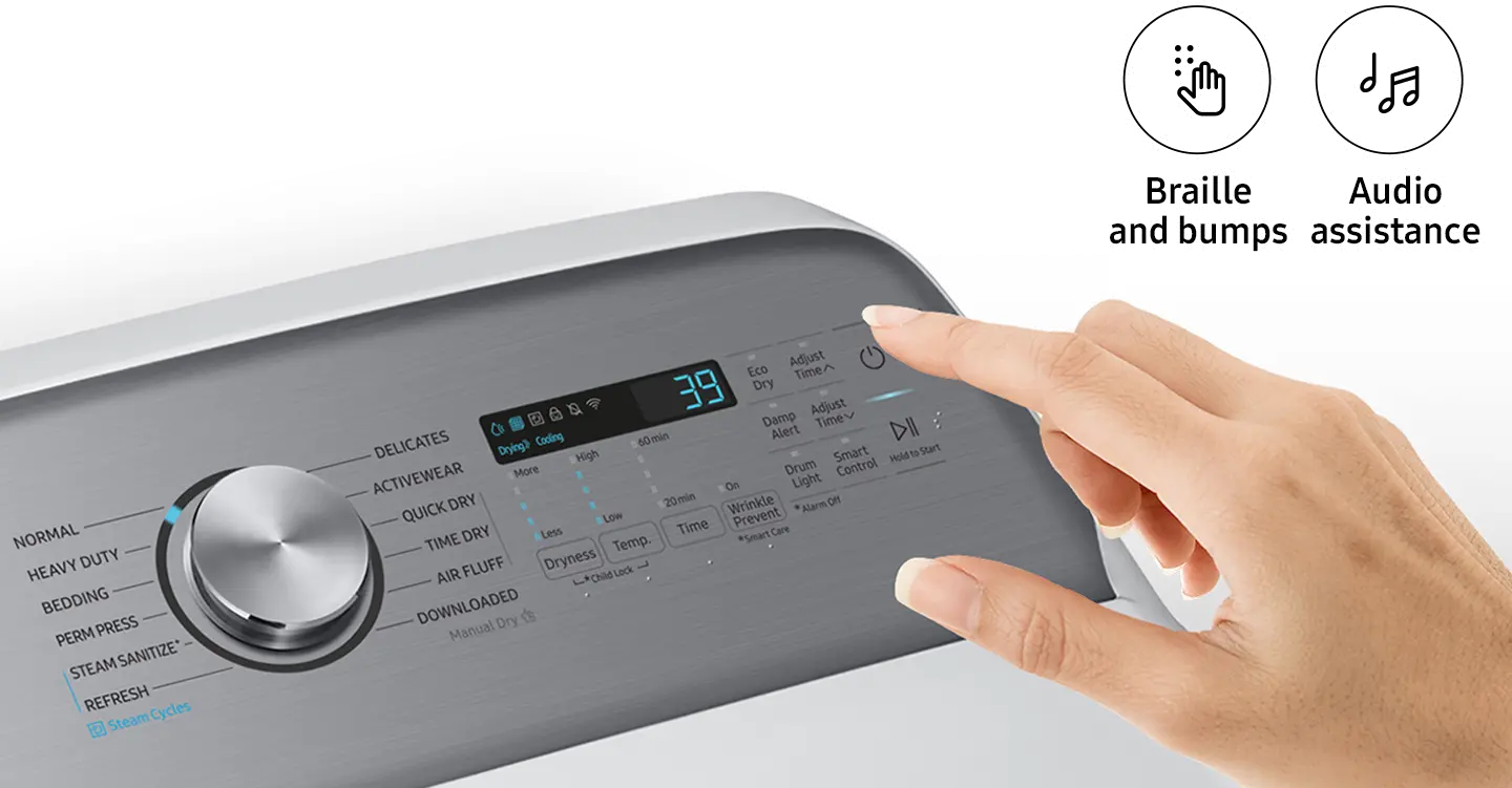 DVE52A5500W Samsung Electric Dryer - White, 52A5500-2