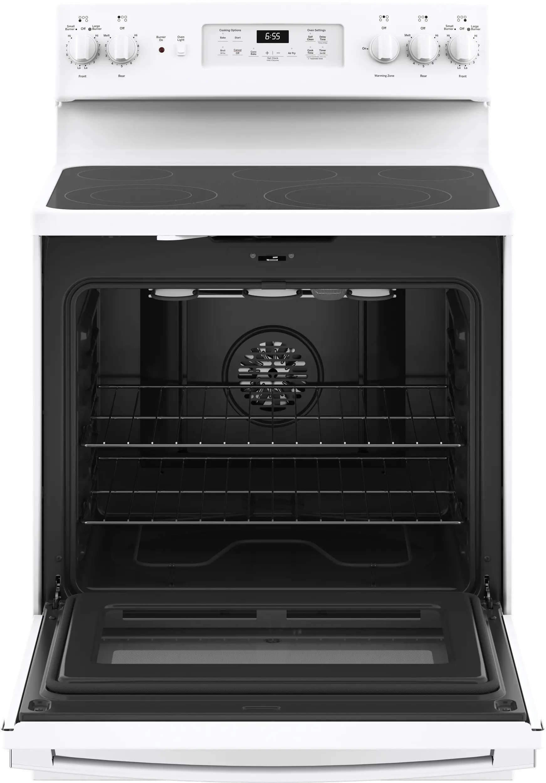 JB655DKWW GE 5.3 cu ft Electric Range - White-3