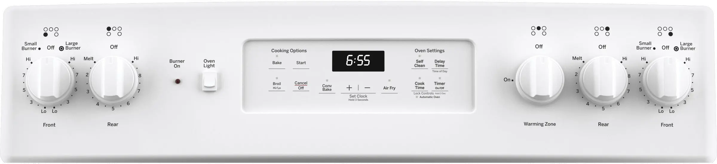JB655DKWW GE 5.3 cu ft Electric Range - White-4