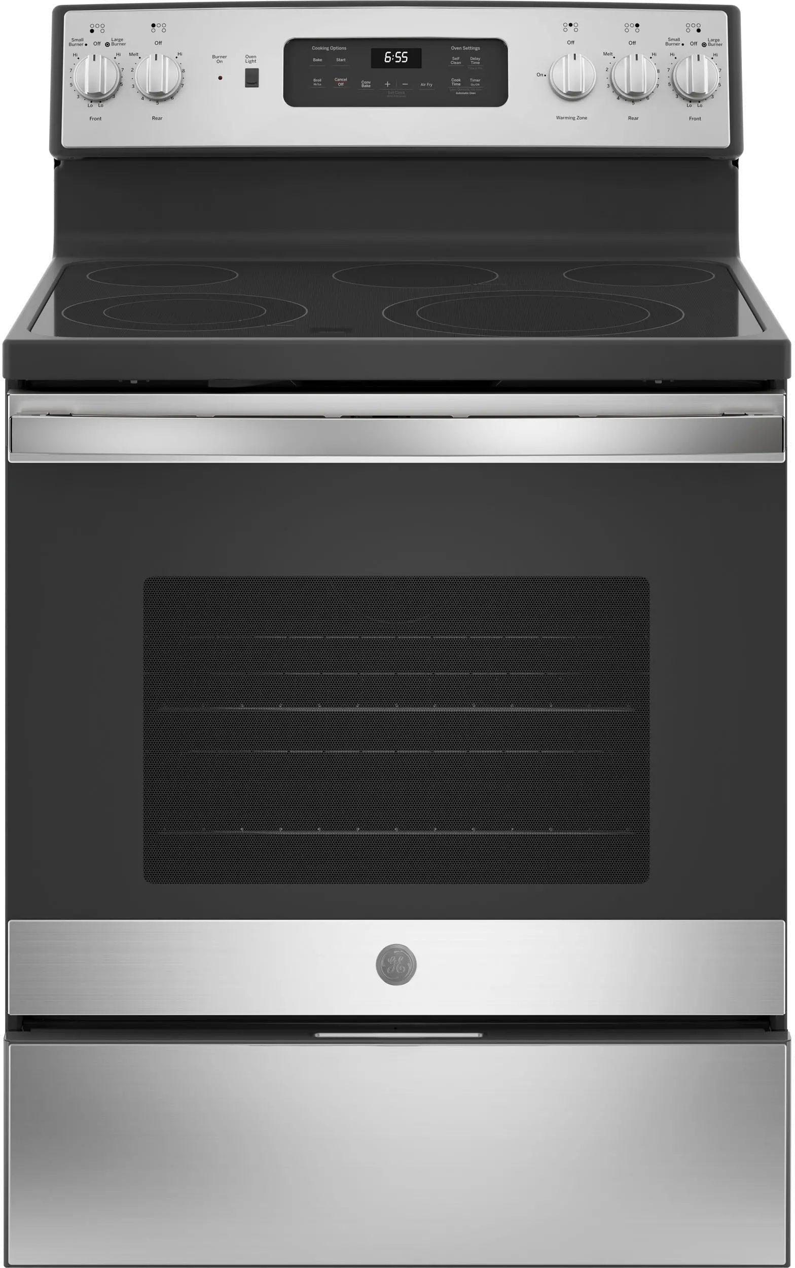 JB655YKFS GE 5.3 cu ft Electric Range - Stainless Steel-1